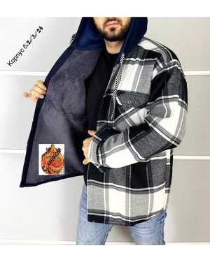 РУБАШКА ТКАНЬ С МЕХОМ