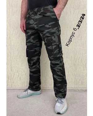 ШТАНЫ В РАЗМЕР ТКАНЬ КАМУФЛЯЖ