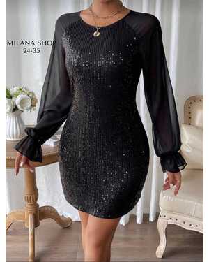 НОВОГОДНИЕ ПЛАТЬЯ 1 ПАР СОСТАВ: ПАЙЕТКА С ПОДКЛАДКОЙ РАЗМЕР: 44 46 48 50 52 54