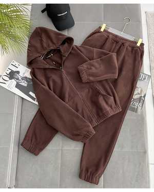 ЖЕНСКИЙ КОСТЮМ ДВОЙКА В РАЗМЕР ТКАНЬ ДВУХСТОРОНЫЙ ФЛИСС