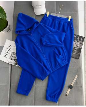 ЖЕНСКИЙ КОСТЮМ ДВОЙКА В РАЗМЕР ТКАНЬ ДВУХСТОРОНЫЙ ФЛИСС