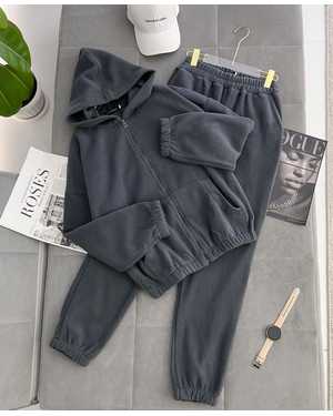 ЖЕНСКИЙ КОСТЮМ ДВОЙКА В РАЗМЕР ТКАНЬ ДВУХСТОРОНЫЙ ФЛИСС