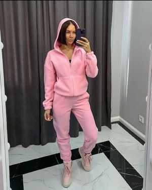 ЖЕНСКИЙ КОСТЮМ ДВОЙКА В РАЗМЕР ТКАНЬ ДВУХСТОРОНЫЙ ФЛИСС