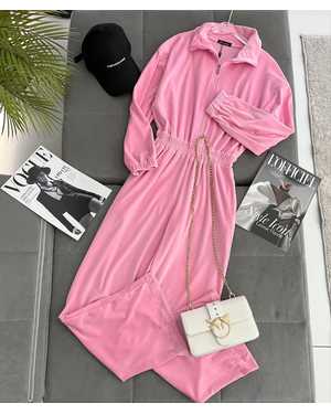 КОМБИНЕЗОН В РАЗМЕР ТКАНЬ БАМБУК ТЁПЛЫЙ