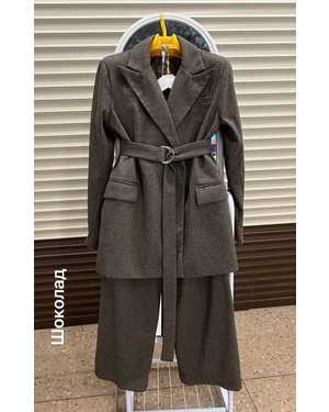 ЖЕНСКИЙ КОСТЮМ ТРОЙКА В РАЗМЕР ТКАНЬ КАШЕМИР ЕЛКА
