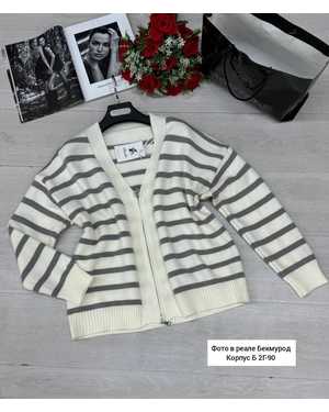 КАРДИГАН ТКАНЬ КАШЕМИР ВЯЗАНЫЙ