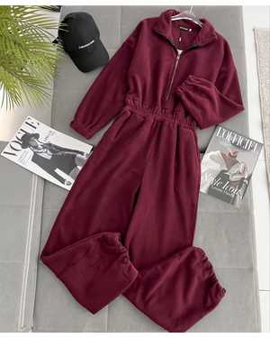 КОМБИНЕЗОН В РАЗМЕР ТКАНЬ ДВУХСТОРОНЫЙ ТЁПЛЫЙ ФЛИСС