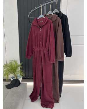 КОМБИНЕЗОН В РАЗМЕР ТКАНЬ ДВУХСТОРОНЫЙ ТЁПЛЫЙ ФЛИСС