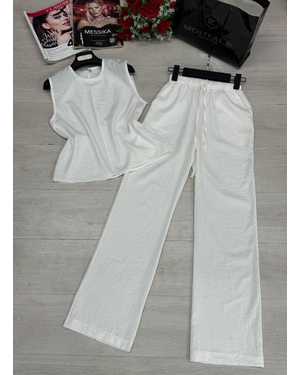 ЖЕНСКИЙ КОСТЮМ ДВОЙКА В РАЗМЕР ТКАНЬ ФРАНЦУЗСКИЙ ЛЕН