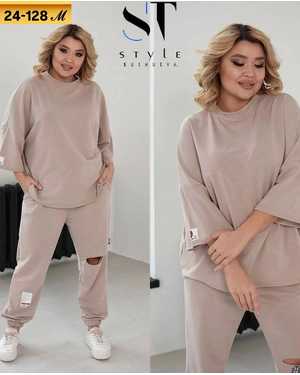 ЖЕНСКИЙ КОСТЮМ ДВОЙКА ТКАНЬ ДВУХНИТКА