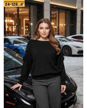 СВИТЕР ТКАНЬ ВЯЗАНЫЙ КАШЕМИР