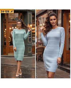 ПЛАТЬЕ ТКАНЬ ВЯЗКА С БЛЕСКОМ