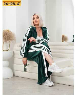 ЖЕНСКИЙ КОСТЮМ ТКАНЬ ВЕЛЮР