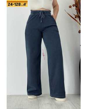 ШТАНЫ ТКАНЬ УТЕПЛЁННЫЕ С НАЧЁСОМ