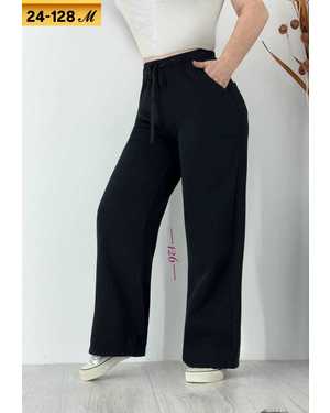 ШТАНЫ ТКАНЬ УТЕПЛЁННЫЕ С НАЧЁСОМ