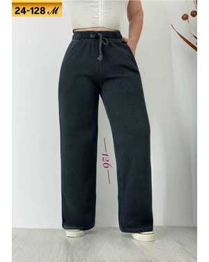 ШТАНЫ ТКАНЬ УТЕПЛЁННЫЕ С НАЧЁСОМ