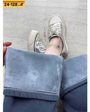 ШТАНЫ ТКАНЬ УТЕПЛЁННЫЕ С НАЧЁСОМ