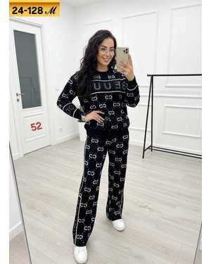 ЖЕНСКИЙ КОСТЮМ ДВОЙКА ТКАНЬ КАШЕМИР С СТРАЗАМИ