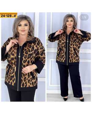 ЖЕНСКИЙ КОСТЮМ ДВОЙКА ТКАНЬ ТРИКОТАЖ