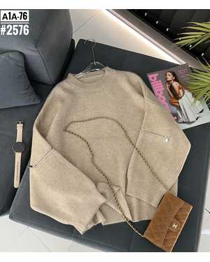 СВИТЕР ТКАНЬ ВЯЗАНЫЙ