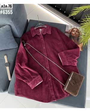 РУБАШКА ТКАНЬ ВЕЛЬВЕТ