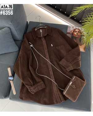 РУБАШКА ТКАНЬ ВЕЛЬВЕТ