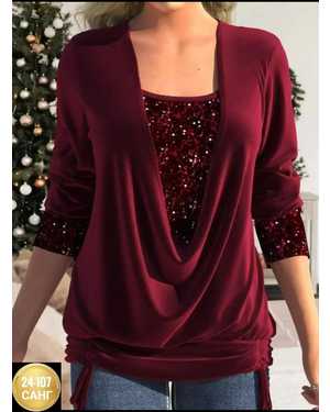 КОФТА ТКАНЬ КРЕП+ПАЙЕТКА