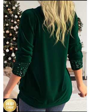 КОФТА ТКАНЬ КРЕП+ПАЙЕТКА