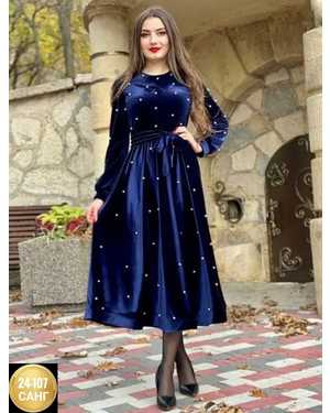 ПЛАТЬЕ ТКАНЬ ВЕЛЮР