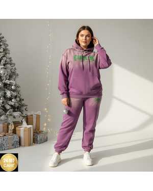 ЖЕНСКИЙ КОСТЮМ ДВОЙКА ТКАНЬ ДВУХНИТКА С НАЧЁСОМ