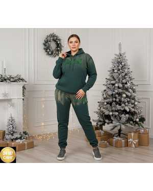 ЖЕНСКИЙ КОСТЮМ ДВОЙКА ТКАНЬ ДВУХНИТКА С НАЧЁСОМ