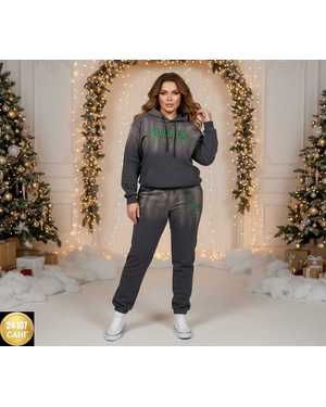 ЖЕНСКИЙ КОСТЮМ ДВОЙКА ТКАНЬ ДВУХНИТКА С НАЧЁСОМ