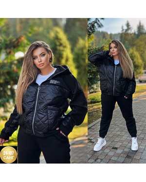 ЖЕНСКИЙ КОСТЮМ ДВОЙКА ТКАНЬ СИНТЕПОН И ФЛИС