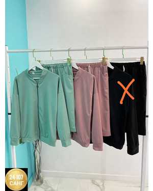 ЖЕНСКИЙ КОСТЮМ ДВОЙКА ТКАНЬ ТРИКОТАЖ