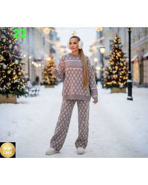 ЖЕНСКИЙ КОСТЮМ ДВОЙКА ТКАНЬ КАШЕМИР С СТРАЗАМИ