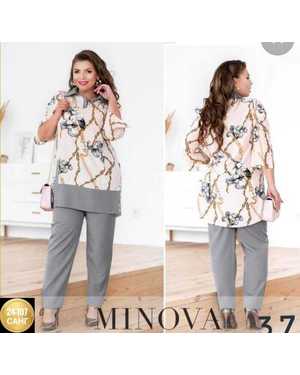 ЖЕНСКИЙ КОСТЮМ ДВОЙКА ТКАНЬ ТРИКОТАЖ СУБЛИМАЦИЯ