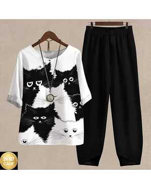 ЖЕНСКИЙ КОСТЮМ В РАЗМЕР ТКАНЬ ЛЁН ХБ С СУБЛИМАЦИЕЙ