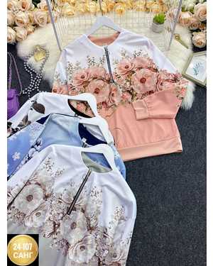 КОФТА ТКАНЬ ТРИКОТАЖ СУБЛИМАЦИЯ