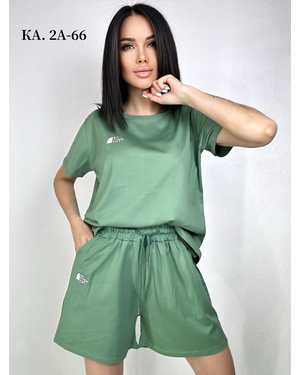 ЖЕНСКИЙ КОСТЮМ ДВОЙКА ТКАНЬ ХЛОПОК