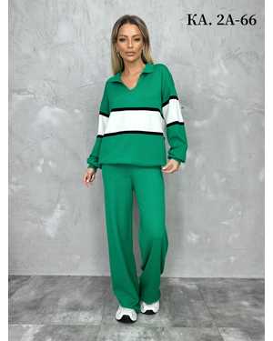 ЖЕНСКИЙ КОСТЮМ ДВОЙКА ТКАНЬ ТРИКОТАЖ