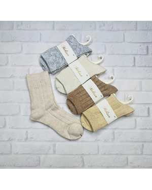 Женские носки Состав: Шерсть ламы 85% Полиамид 10% Лайкра 5% Цена за упаковку:10 ШТРазмер:36-41