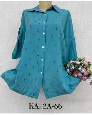 РУБАШКА В РАЗМЕР ТКАНЬ ШТАПЕЛЬ