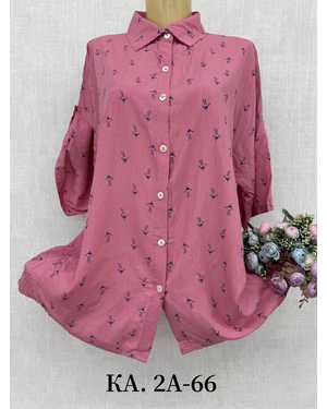 РУБАШКА В РАЗМЕР ТКАНЬ ШТАПЕЛЬ