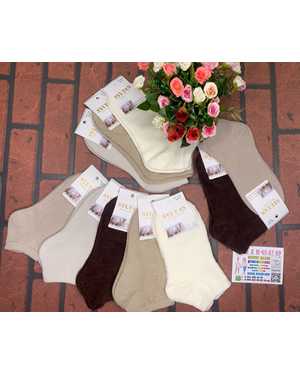 Женские тёплые носки Состав: Шерсть ламы 85% Полиамид 15% % Размер: 36-41 Цена за упаковку: 10 пар