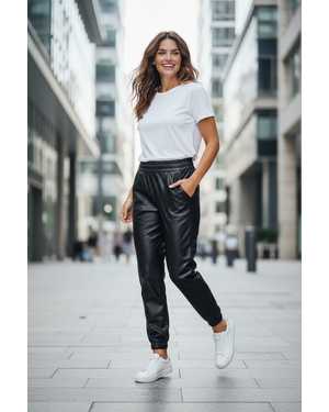 ШТАНЫ ТКАНЬ КОЖА