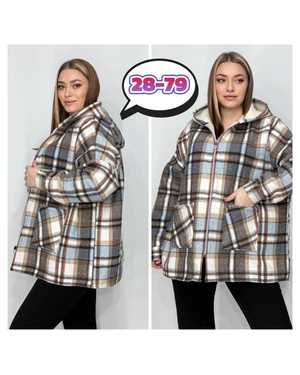 КОФТА В РАЗМЕР ТКАНЬ С МЕХОМ