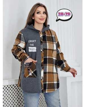 КОФТА В РАЗМЕР ТКАНЬ ДРАП И ФЛИС