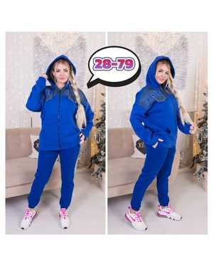 ЖЕНСКИЙ КОСТЮМ ТКАНЬ ХЛОПОК НА ФЛИТ