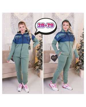 ЖЕНСКИЙ КОСТЮМ ТКАНЬ ХЛОПОК НА ФЛИТ