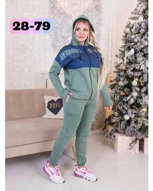 ЖЕНСКИЙ КОСТЮМ ТКАНЬ ХЛОПОК НА ФЛИТ